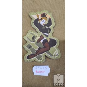 BOMBER PIN UP GIRL NAGYMÉRETŰ TEXTIL FELVARRÓ