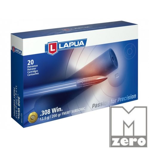 .308 WIN SUBSONIC FMJBTLÖVEDÉKKEL 200 gr  CSAK SZEMÉLYES ÁTVÉTEL